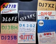 Lot mit 20 AK Qsl-Karte Kleinposten bis 20