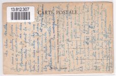 17100 Saintes AK mit Leporello ausziehbarer Papierstreifen Frack Blumenstrauss
