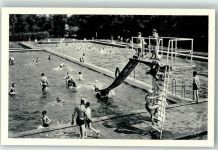 49324 W4520 Melle , Wiehengeb - Schwimmbad Wasserrutsche