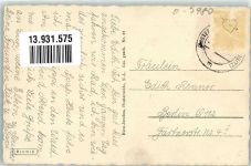 03238 O7980 Finsterwalde - Adolf-Hitler-Straße Hindenburg-Platz Kriegerdenkmal Parkeingang Sänger WK II