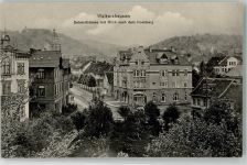 99880 O5812 Waltershausen , Thür - Bahnhofstraße mit Blick zum Inselsberg