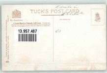Sekondi-Takoradi Künstlerkarte Tuck`s Oilette Serie IV eine Dampfschaufel sign. E. Cheesman