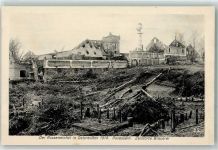 Lötzen Gizycko 1914 - der Russeneinfall in Ostpreussen zerstörte Brauerei Posessern