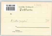 56346 W5421 Loreley Lithographie sign Hein F. Rhein Jugendstil