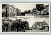 19322 O2900 Wittenberge , Prignitz Gebrauchsspuren Bahnstraße Geschäft Fahrrad Auto Motorrad