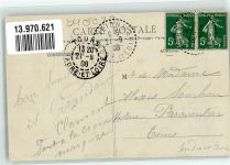 37250 Veigne 1908 - Entree du Bourg