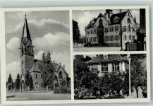 77963 W7635 Nonnenweier , Oberrhein - Dorfkirche Rathaus Schule