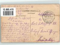 Ypres Ypern / Ieper 1915 Foto AK Bahnhof Feldpost WK I 52. Res.Inf.Div.