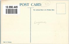Georgetown Lithographie Wappen Briefmarkenkarte