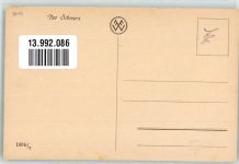 Der Schmerz Frauenporträt Erotik Serie 100 k/2 Verlag Fischer & Wittig Leipzig Brüning, M. Künstlerkarte