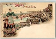 85340 Olonne-sur-Mer Lithographie Tracht