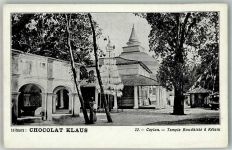 Chocolat Klaus Nr. 22 Ceylon Budd. Tempel Volkstypen / Brauchtum Sri Lanka / Ceylon