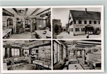 71384 W7056 Strümpfelbach , Kr Waiblingen, Rems Nota Gasthaus zum Gretle Gastraum Kachelofen