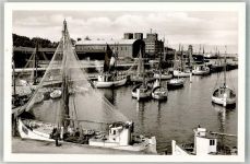 Stolpmünde Ustka Foto AK Hafen Fischerei