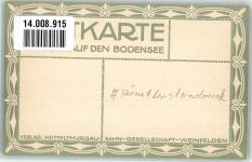 Stadt am Bodensee Schlatter, E. E. Künstlersteindruck