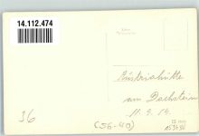 Austriahütte 1954 Foto AK Ort handschriftlich