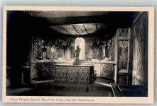 9900 Lienz 1943 Foto AK Hotel Pension Schloss Bruck Hauskapelle