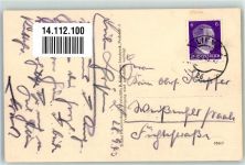 9900 Lienz 1943 Foto AK Hotel Pension Schloss Bruck Hauskapelle