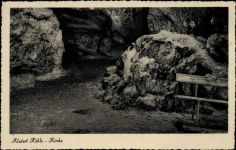 58256 W5828 Ennepetal 1955 - Ennepetal: Klutert Höhle, Kirche,H. Schneider AKU1