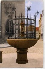 Gänsemännchen-Brunnen, Nürnberg,Bruno Hansmann Bauwerk um 1920
