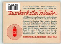 W8170 Bad Tölz Jodseife Krankenheiler Jodquellen AG Kur Medizin