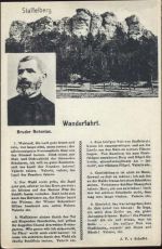 96231 W8623 Staffelstein 1910 - Bruder Antonius Staffelberg, Gedicht
