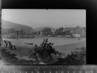 57334 W5928 Feudingen , Kr Wittgenstein GLASNEGATIV Schwimmbad