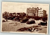 Selsey 1952 Foto AK Auto Strand Marine Hotel