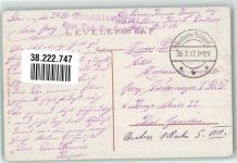 Kronstadt Brasov 1917 Gebrauchsspuren Feldpost wK I