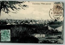 Saragossa Zaragoza 1922 Foto AK Marke Bildseitig