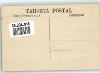 Saragossa Zaragoza 1922 Foto AK Marke Bildseitig