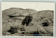 Schneekoppe 1931 Foto AK Zickzackweg