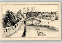 York Foto AK City Wall