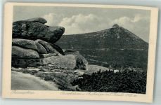 Reifträgerbaude Foto AK Riesengebirge Quarksteine