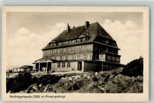 Reifträgerbaude Foto AK Riesengebirge