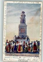 Klenci pod Cerchovem Klentsch 1900 Foto AK Tracht Denkmal Hradku