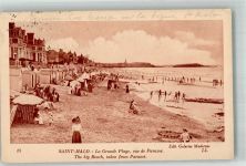 35400 Saint-Malo Foto AK Schwimmbad Strand