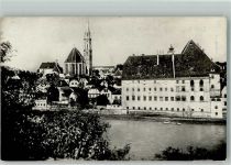 4400 Steyr Foto AK Kirche Partie an der Enns