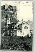 38062 Arco 1902 Foto AK Burg Kirche