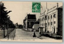 80132 Abbeville Foto AK le Boulevard Vauban Marke bildseitig