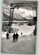 6105 Leutasch Winter Seilbahn Skilift
