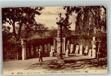 Setif 1928 Foto AK Denkmal Buste di Due d´Orleans