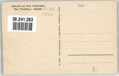 Bad Flinsberg Swieradow-Sdroj 1933 Foto AK