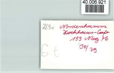26954 W2890 Nordenham FOTO KEINE AK Luftaufnahme