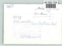 33181 W4798 Bleiwäsche FOTO KEINE AK Haus Waldwinkel Innenaufnahme