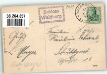 88289 W7981 Waldburg , Württ 1911 - Schloss Waldburg