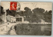 08000 Charleville-Mezieres 1914 Gebrauchsspuren Marke bildseitig