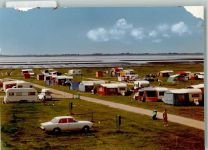 25813 W2250 Schobüll b Husum, Nordsee FOTO KEINE AK Campingplatz, Opel rekord