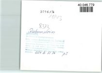 94227 W8372 Rabenstein , Kr Regen FOTO KEINE AK Luftaufnahme