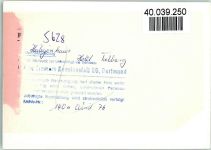 42579 W5628 Heiligenhaus b Velbert FOTO KEINE AK Hotel Talburg Innenaufnahme Speisesaal